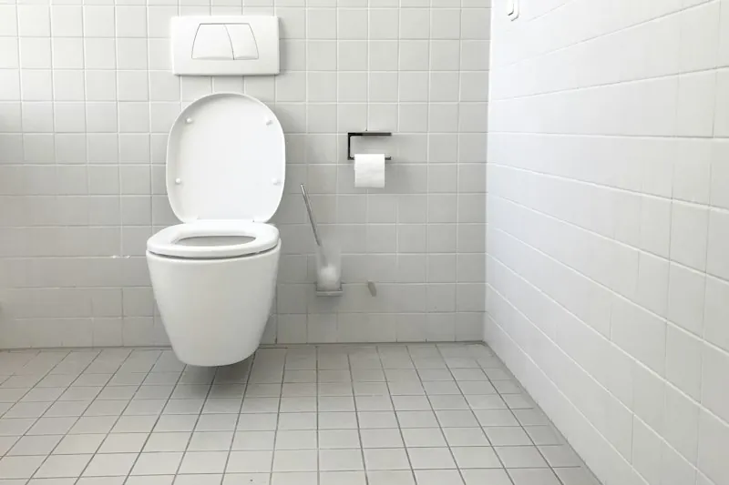 WC suspendido instalado en un baño